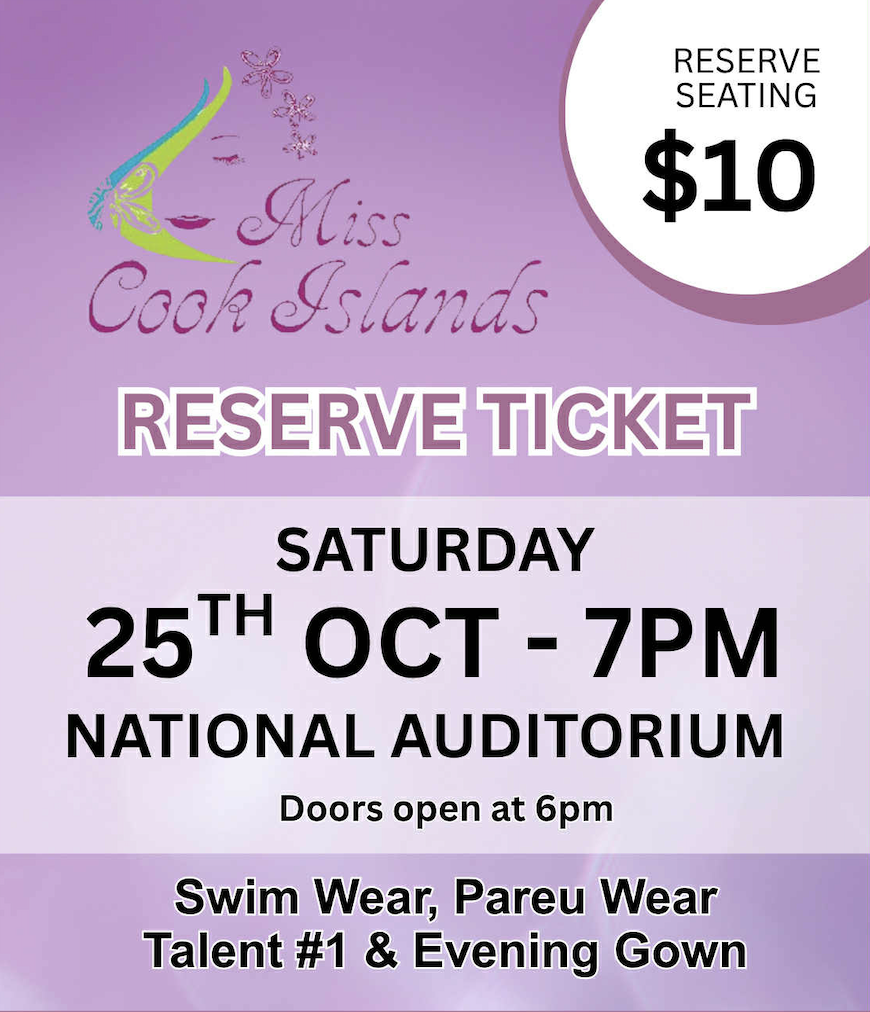Miss Cook Islands - Night 1 - Reserved Seating A