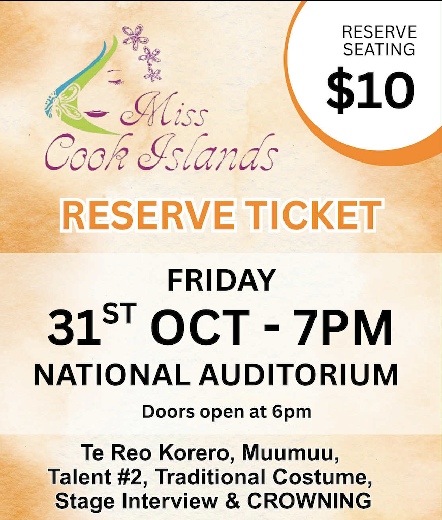 Miss Cook Islands - Night 2 - Reserved A Seating