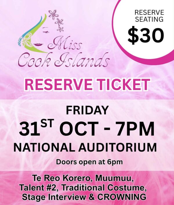 Miss Cook Islands - Night 2 - Reserved Seating