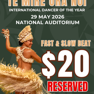 Te Mire Ura Nui | 29 MAY 2026 | SLOW & FAST - RESERVED